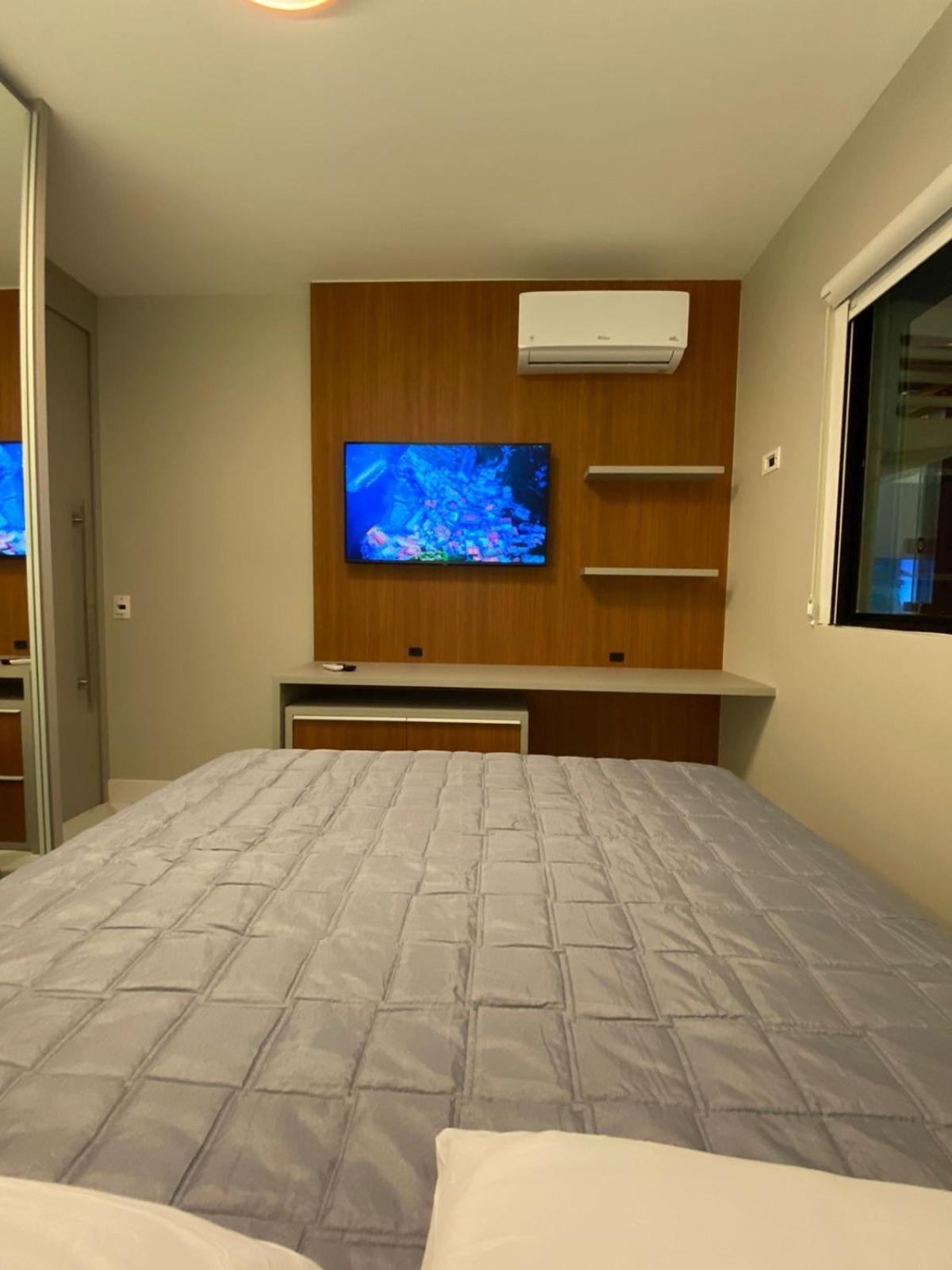 Appartamento Excelente Ap Pe Na Areia Vista Mar Balneário Camboriú Esterno foto